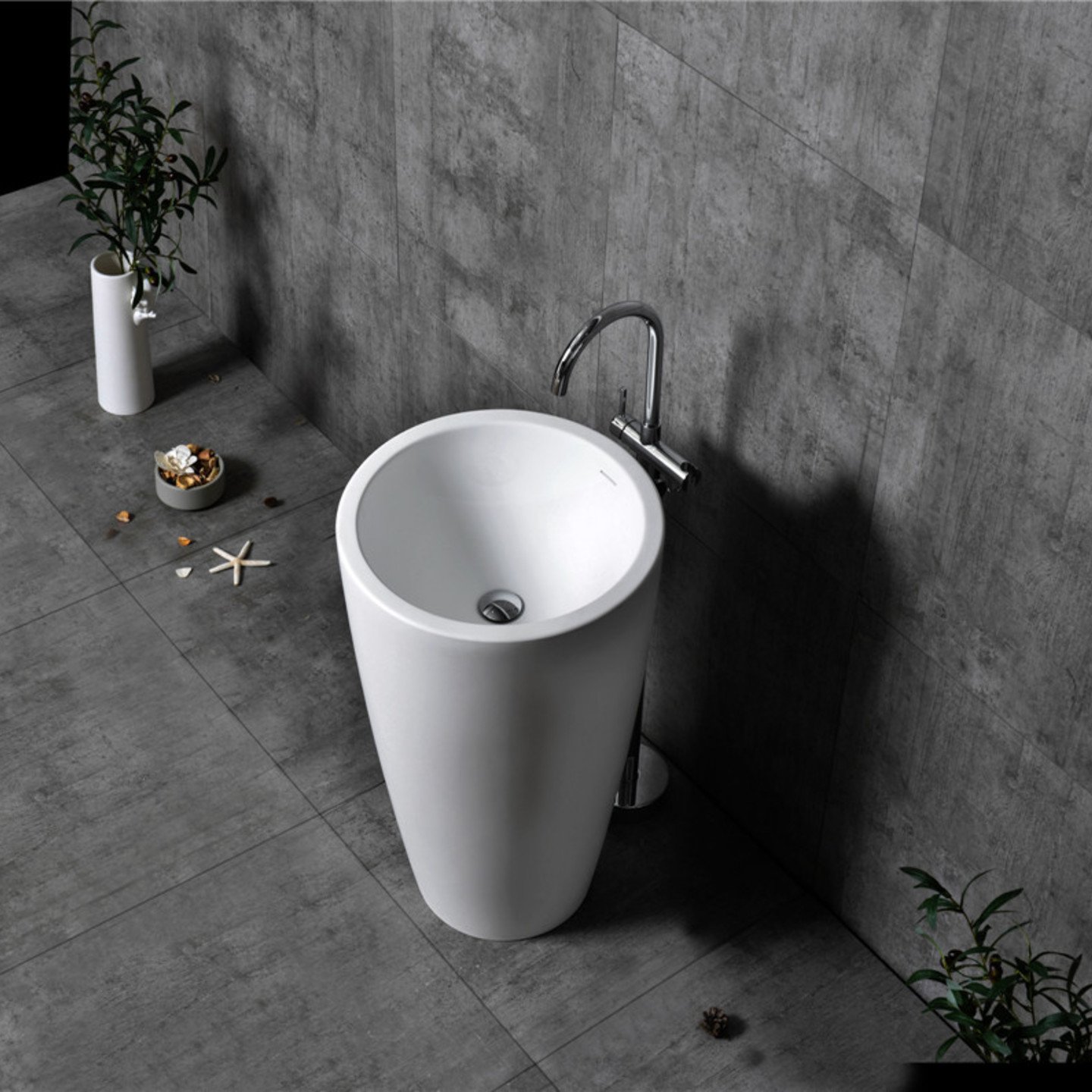 BE-ZAZ16 FREESTANDING BASIN