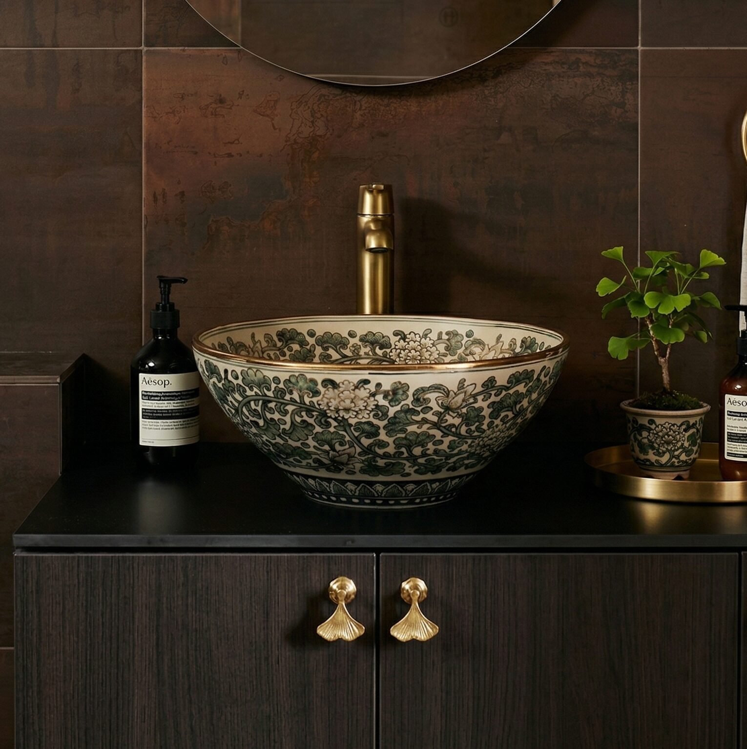 BOAE VT GOLD HANDMADE BASIN