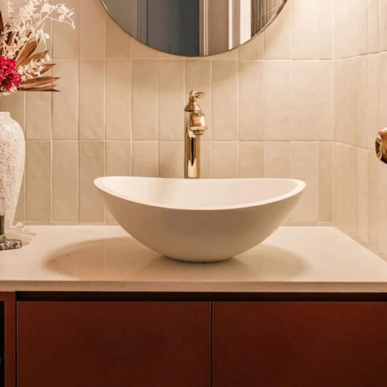 BE-XA129 MATT WHITE BASIN