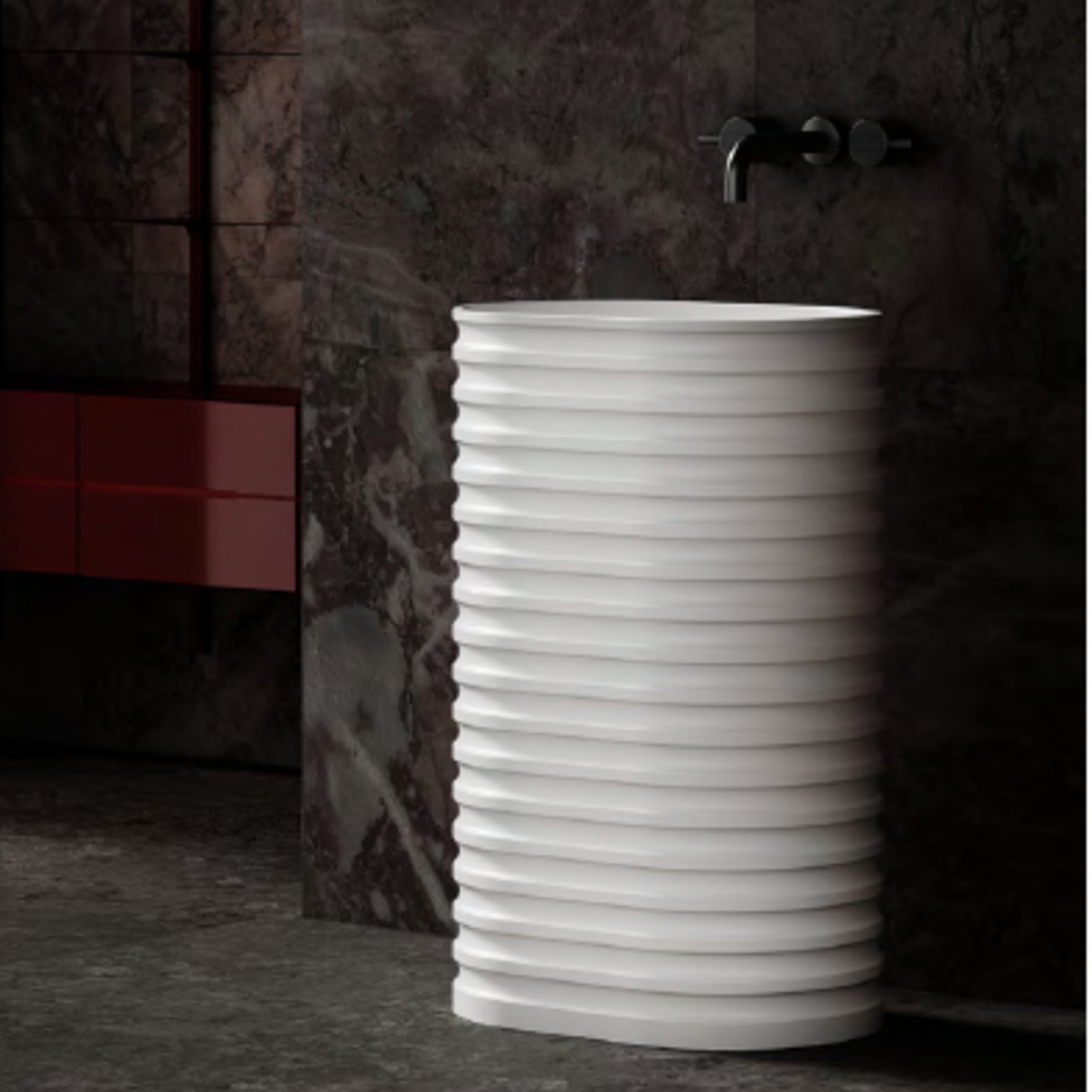 BE-Z1801 FREESTANDING BASIN