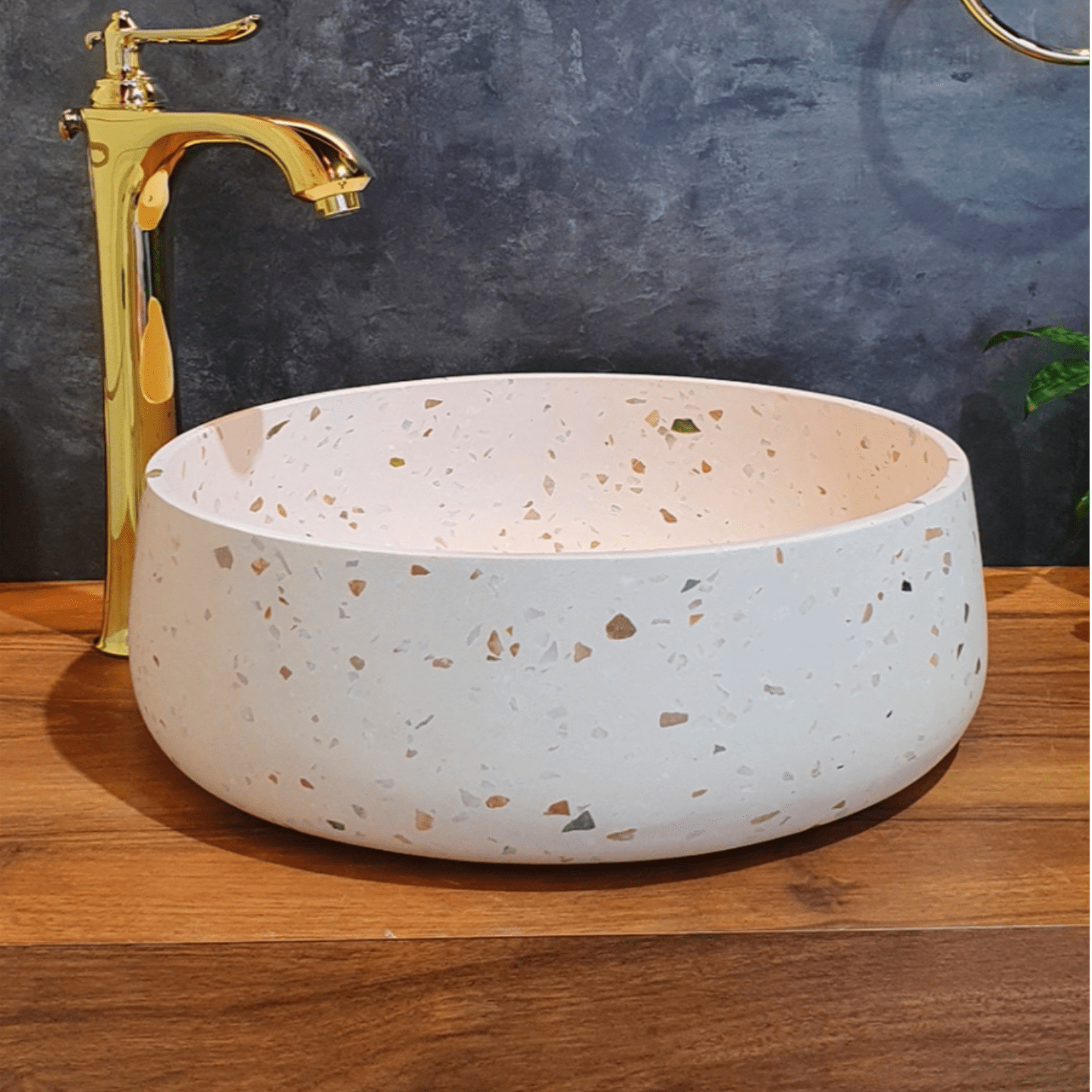 MD TRZ02 TERRAZZO PINK BASIN