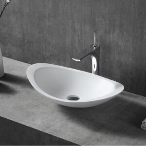 BE-XA105 MATT WHITE BASIN Singapore showroom | BOAE bathroom basin at Modeste