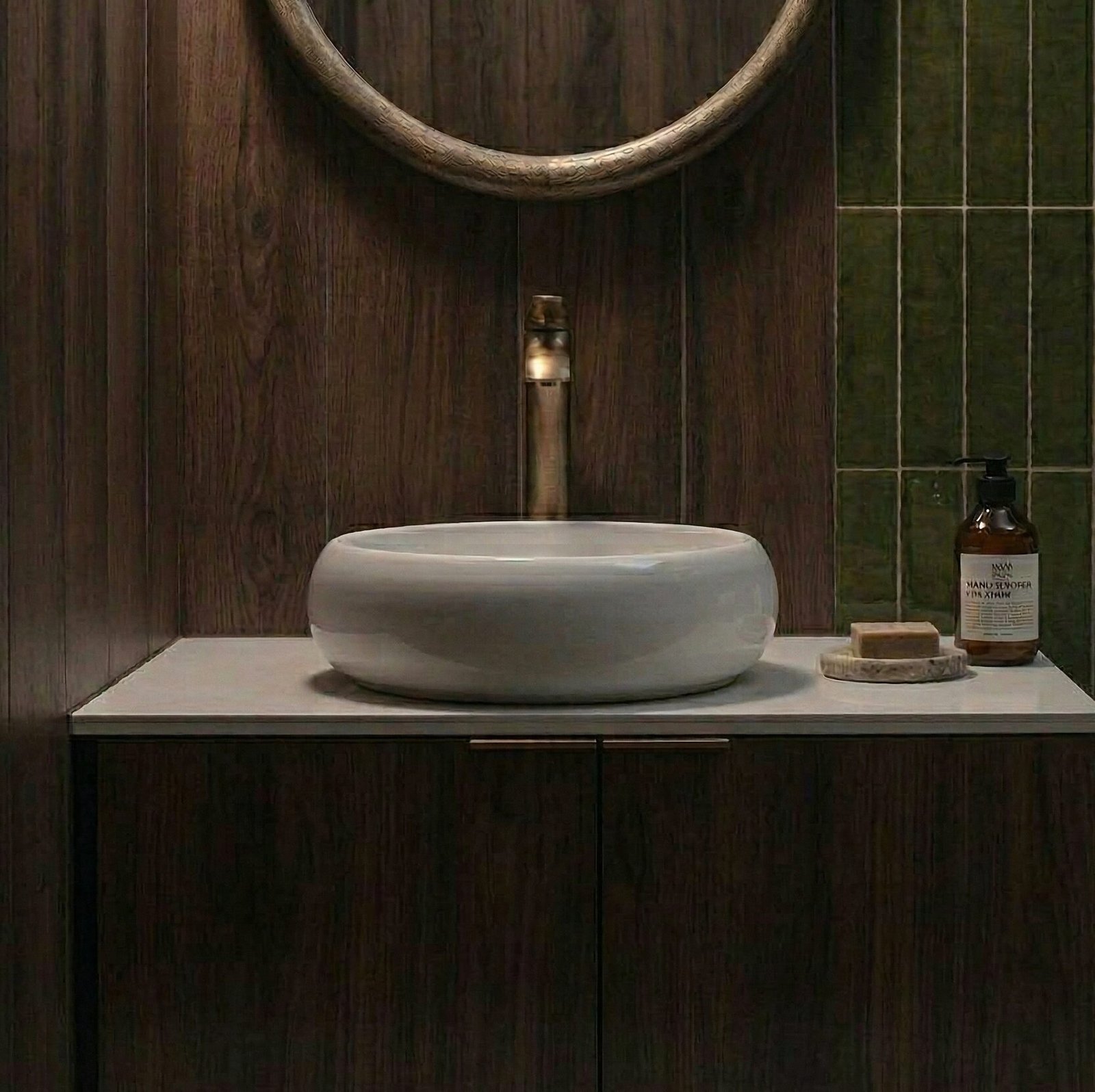 BOAS PT 390 UFO MATT WHITE BASIN