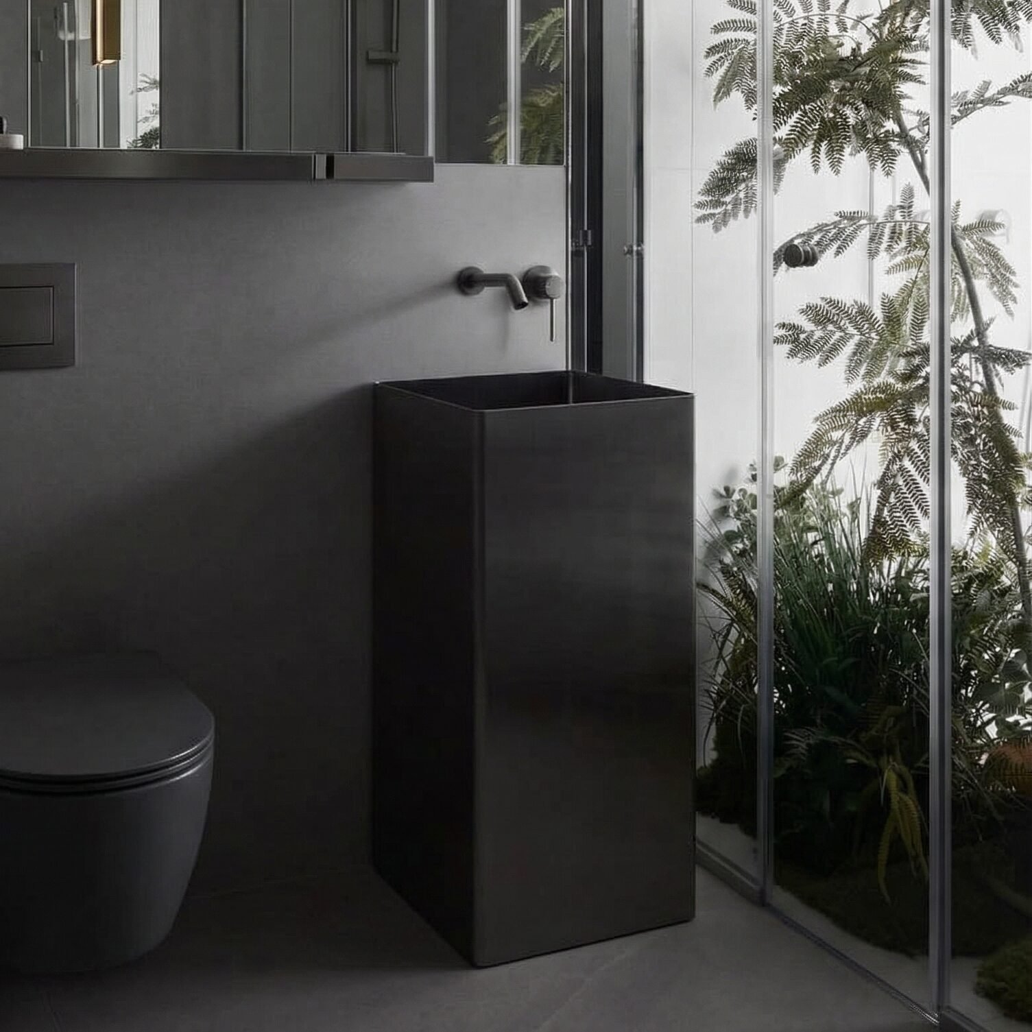 BOAE PT400SSQ FREESTANDING BASIN