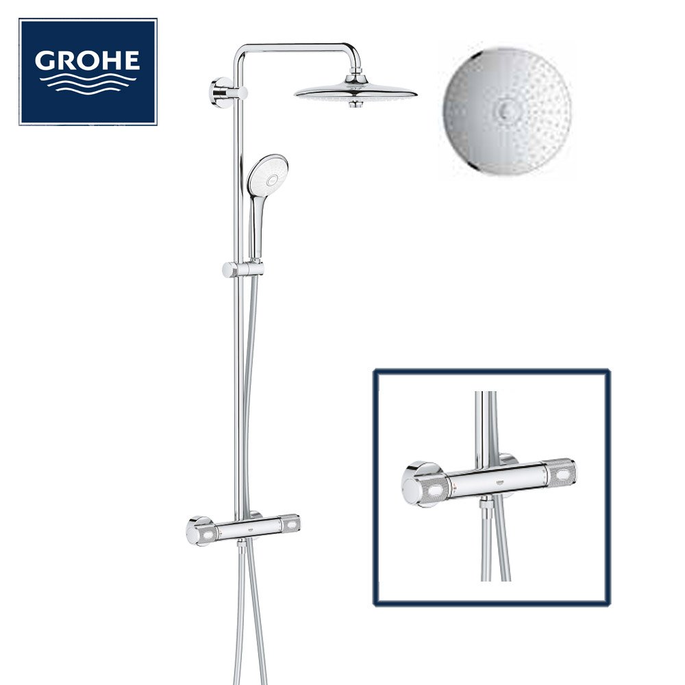 Grohe 27296003 Euphoria 260 Thermostatic Shower System
