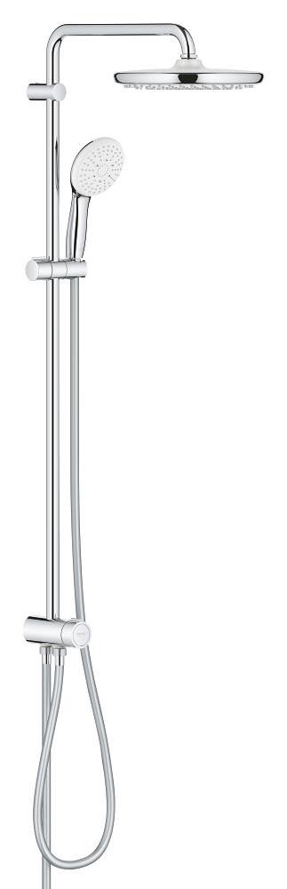 GROHE Tempesta 250 Shower System with Diverter Head Shower - 2 Spray Patterns Hand Shower - 3 Spray Patterns 26 675 001