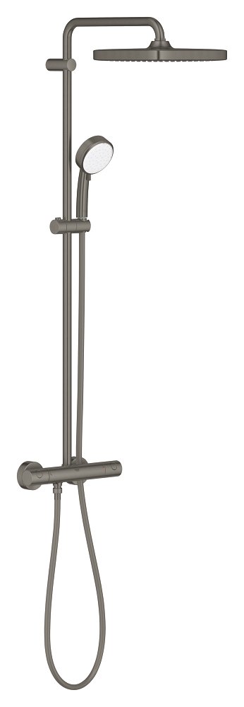 GROHE Tempesta Cosmopolitan 250 Shower System with Thermostatic Shower Mixer (Cube) 26 689 AL0