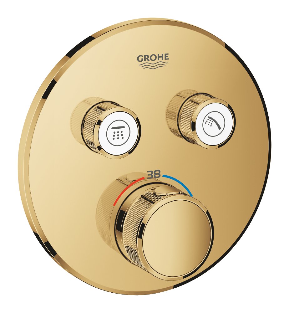 GROHE Grohtherm SmartControl Thermostatic Shower Mixer Round 29 119 GL01