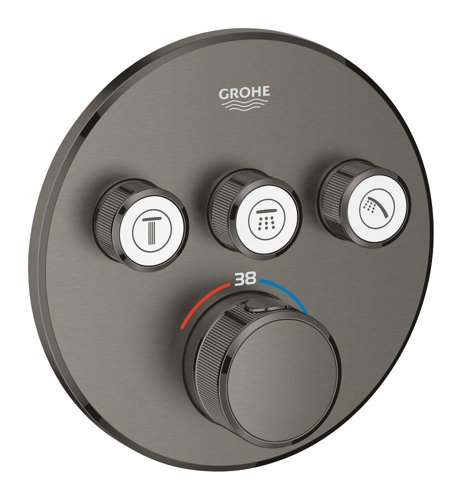 GROHE Grohtherm SmartControl Thermostatic Bath Mixer Round 29 121 AL01
