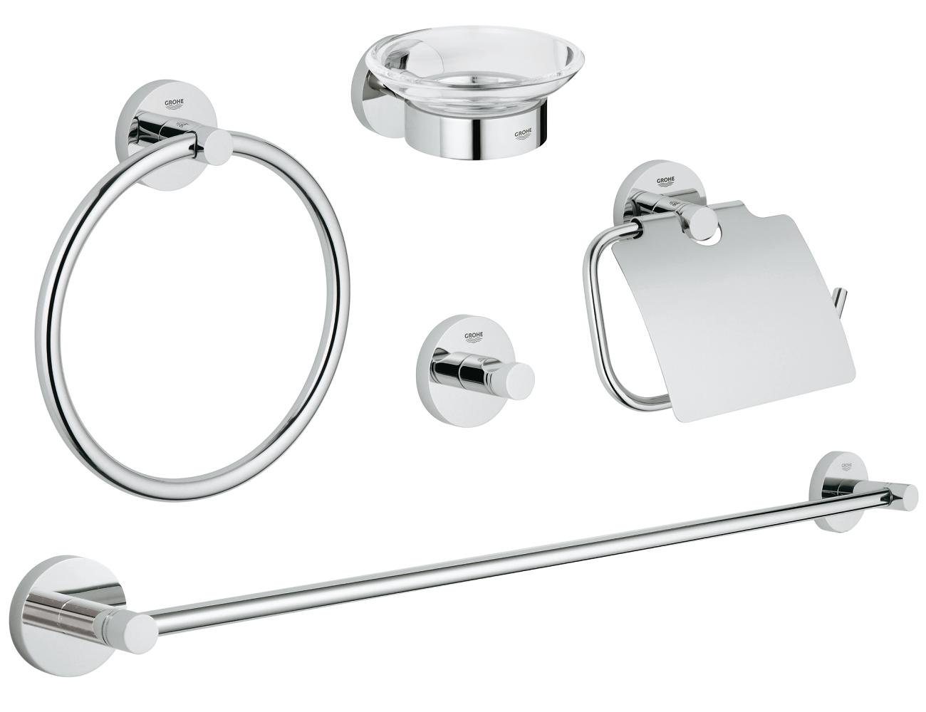 GROHE Essentials Accessories Set 5-in-1 40 344 001