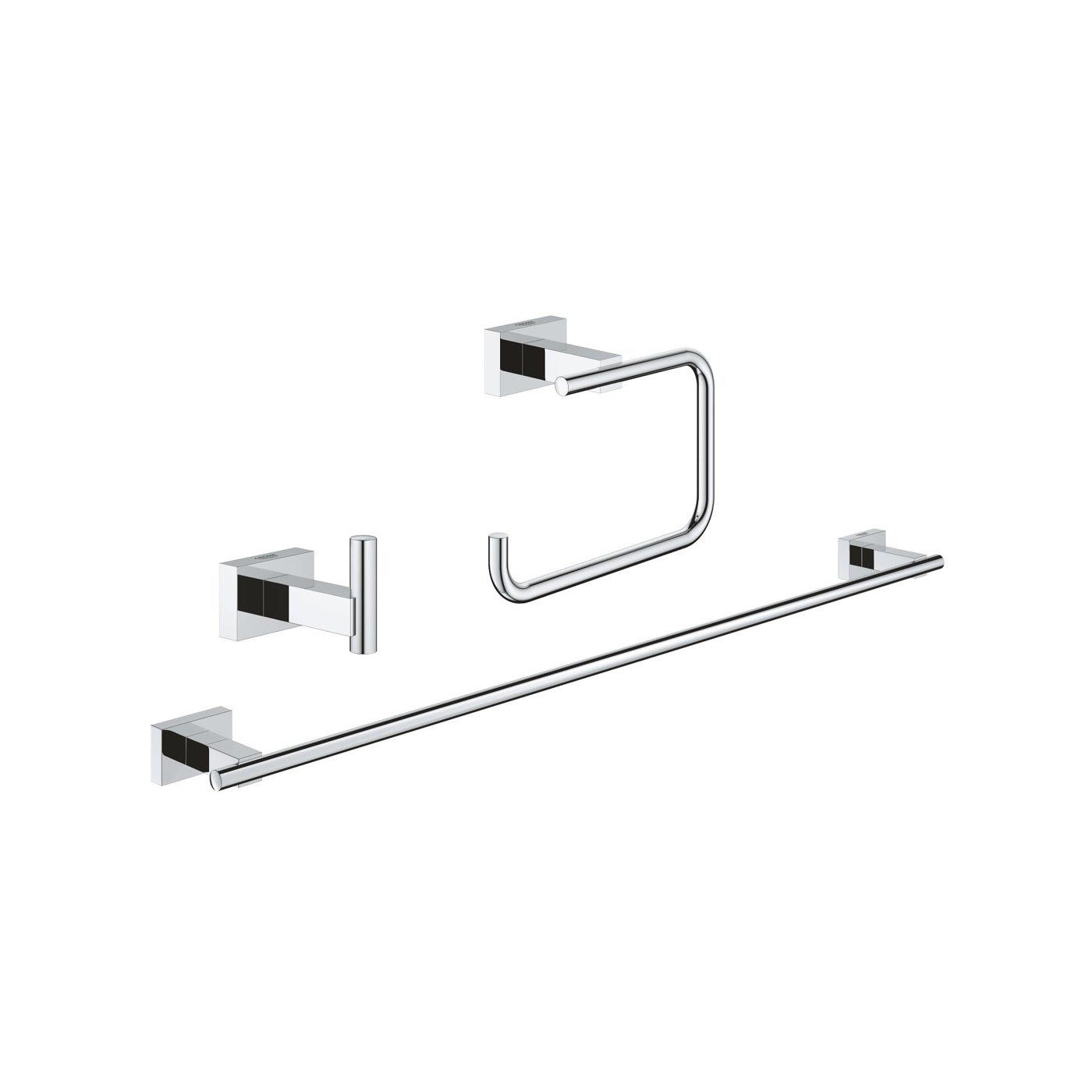 GROHE Essentials Cube Accessories Set 3-in-1 40 777 001