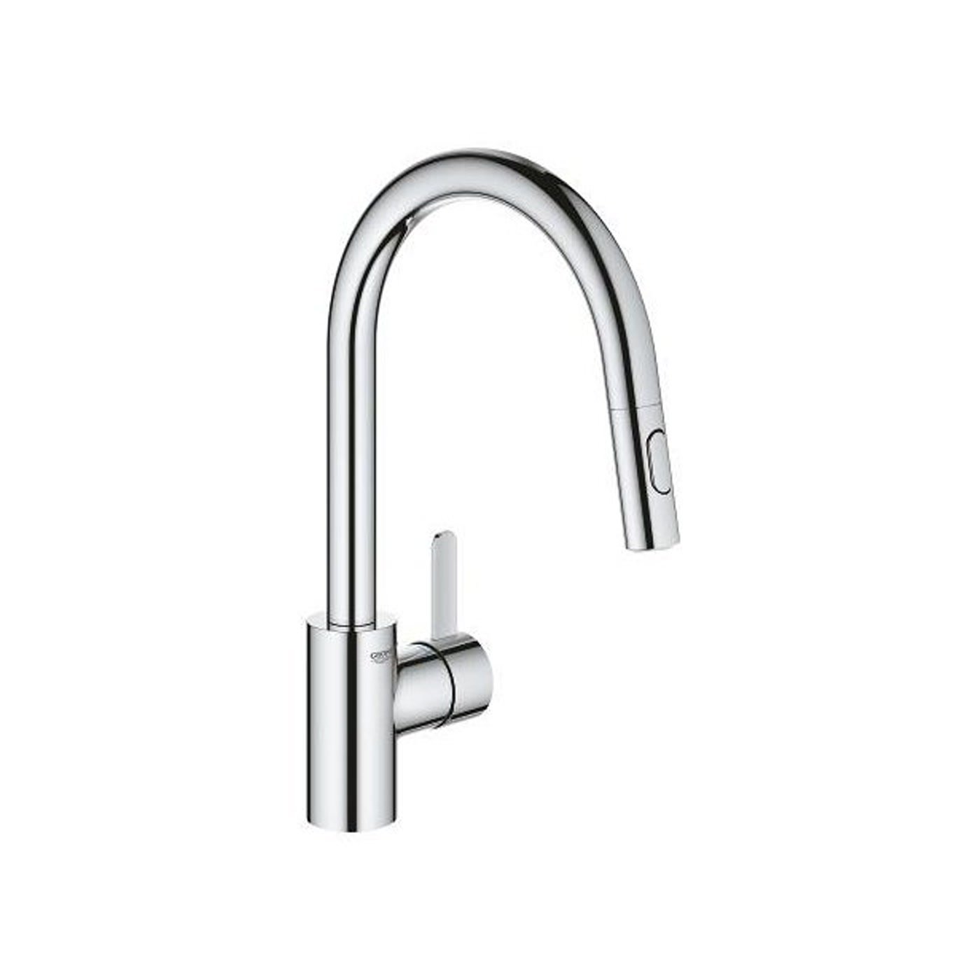 GROHE Eurosmart Cosmopolitan Chrome Pull-Out Dual Spray Kitchen Mixer - 31 481 001