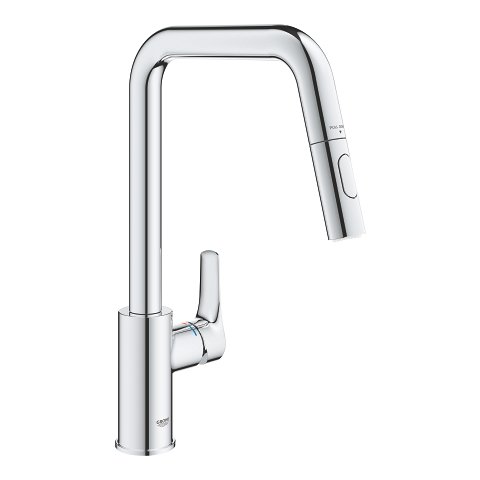 GROHE Eurosmart OHM Sink U-Spout Dual Spray Kitchen Mixer - 30 619 000
