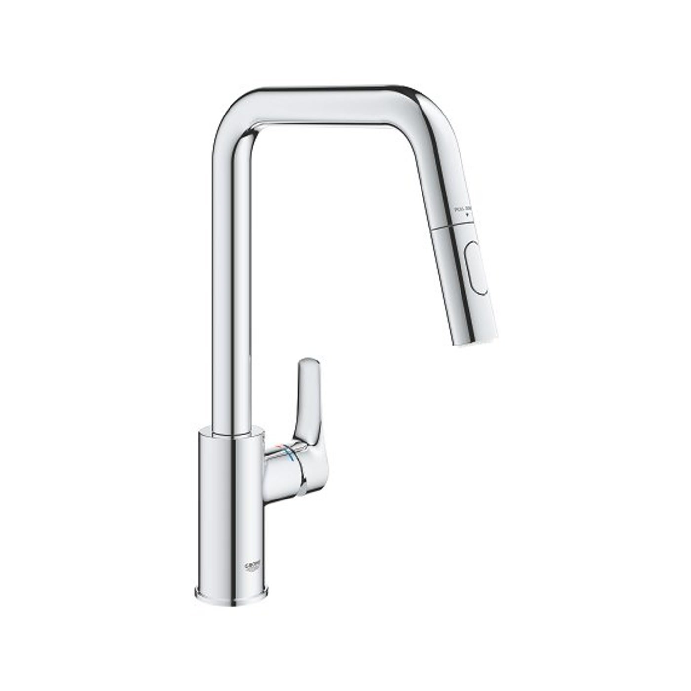 GROHE Eurosmart OHM Sink U-Spout Dual Spray Kitchen Mixer - 30 619 000