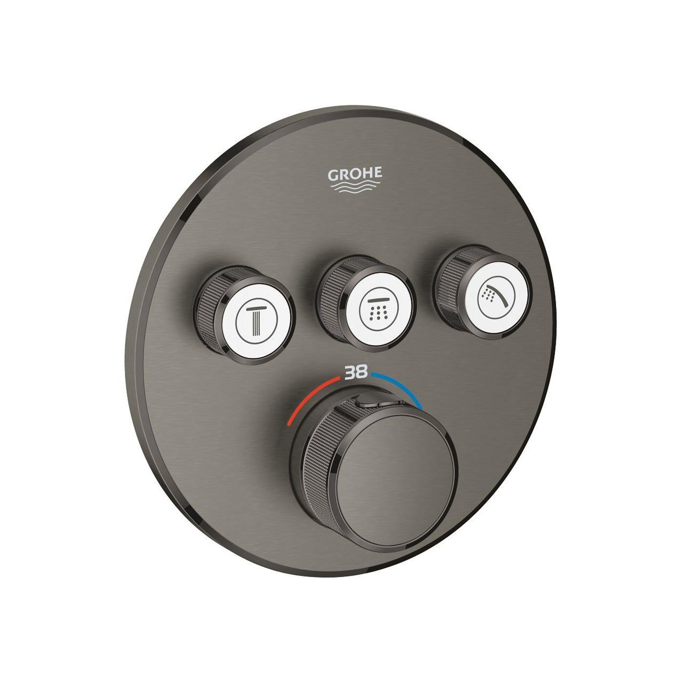 GROHE Grohtherm SmartControl Thermostatic Bath Mixer Round 29 121 AL01