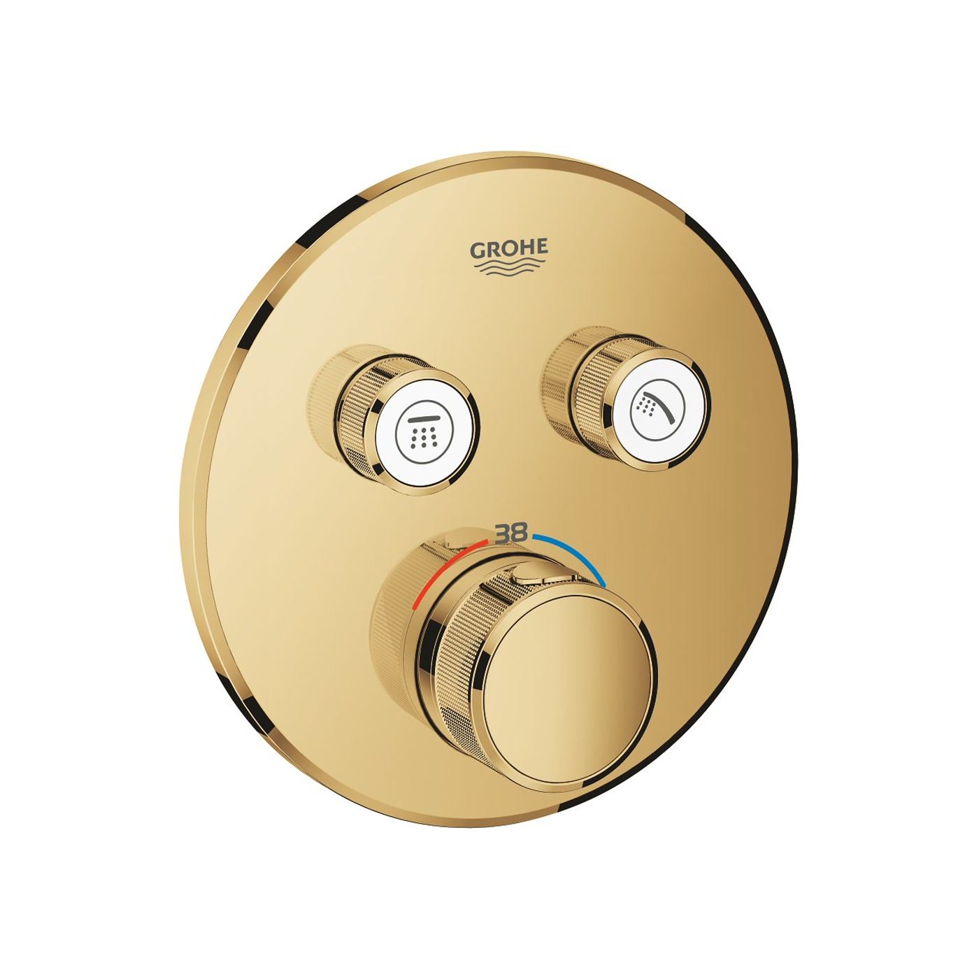 GROHE Grohtherm SmartControl Thermostatic Shower Mixer Round 29 119 GL01