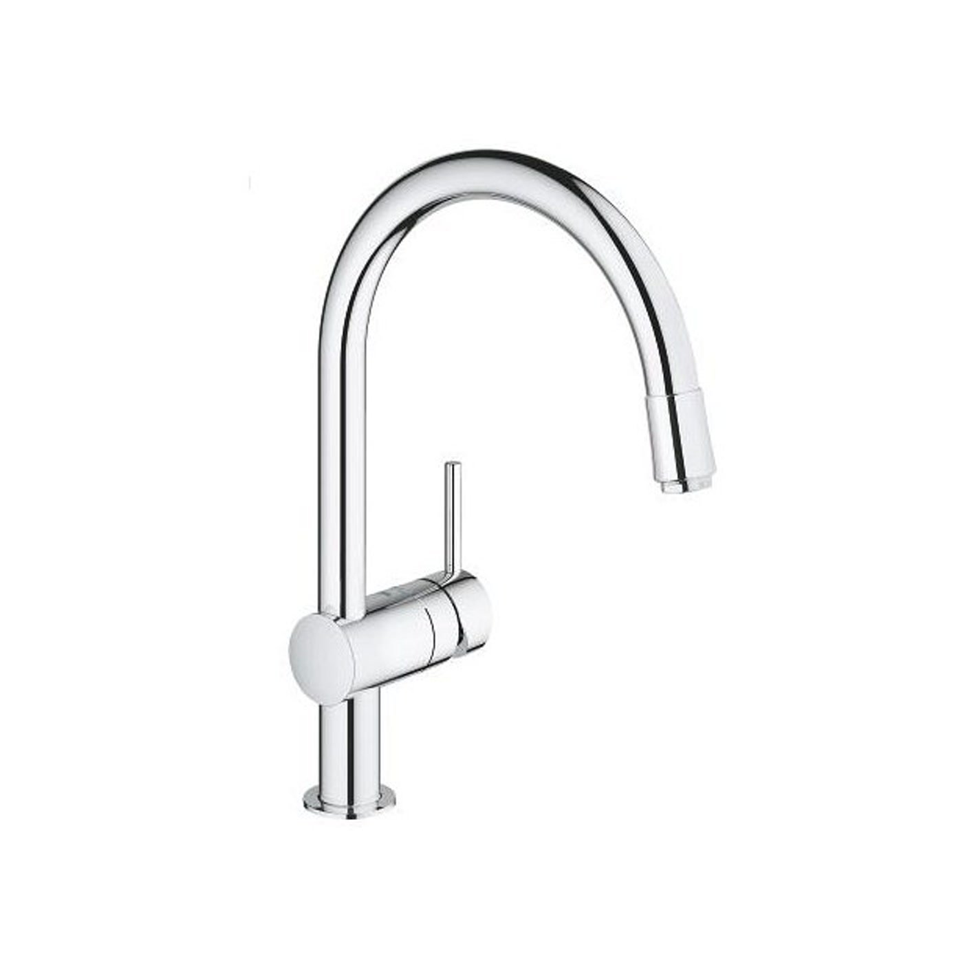 GROHE Minta C-Spout Chrome Pull-Out Mousseur Kitchen Mixer - 32 918 000