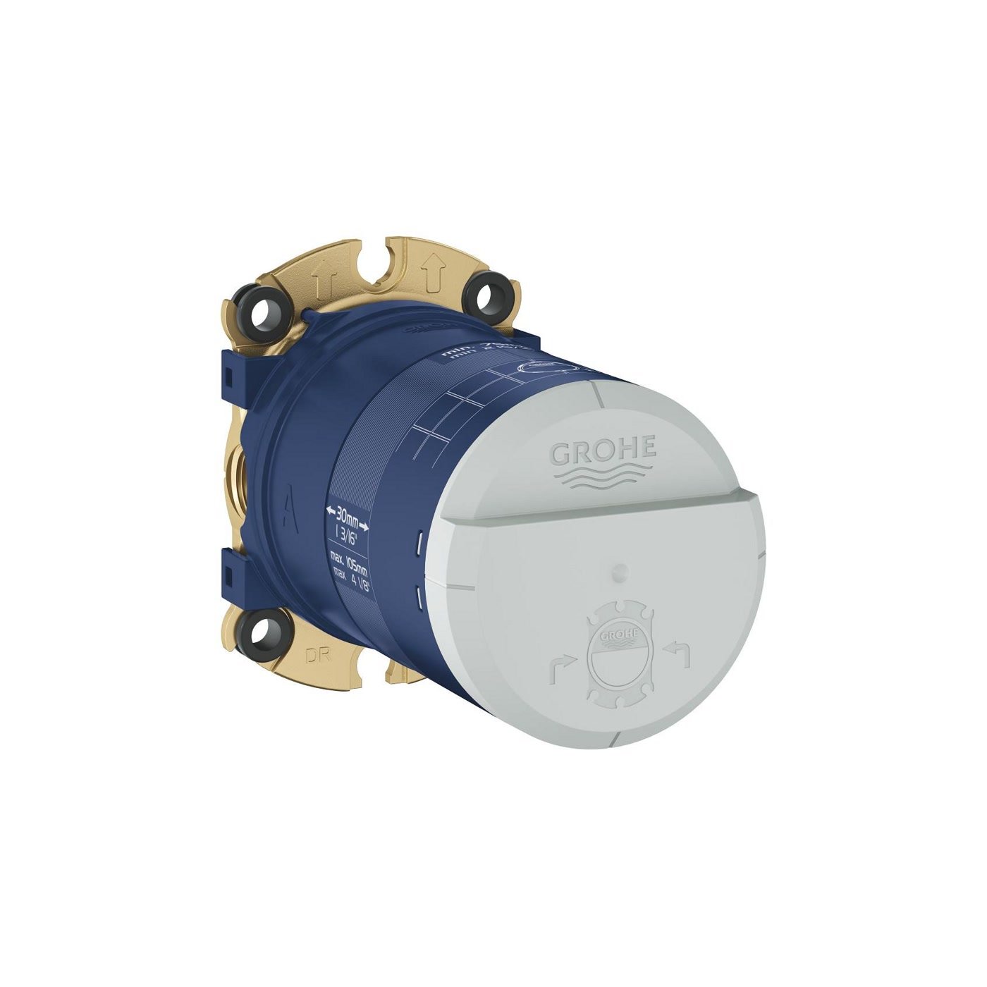 GROHE Rainshower SmartActive Universal Rough-in Box for Head Shower Set 26 483 000