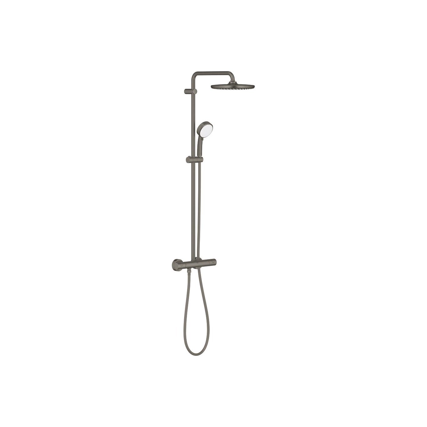 GROHE Tempesta Cosmopolitan 250 Shower System with Thermostatic Shower Mixer Head Shower: 1 Spray Pattern 26 670 AL0
