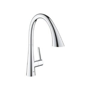 GROHE Zedra C-Spout Chrome Triple Spray Kitchen Mixer - 32 294 002