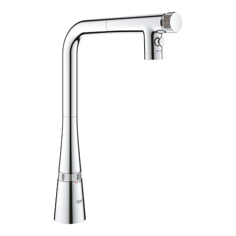 GROHE Zedra SmartControl Pull-Out Kitchen Mixer with Dual Spray - 31 886 000