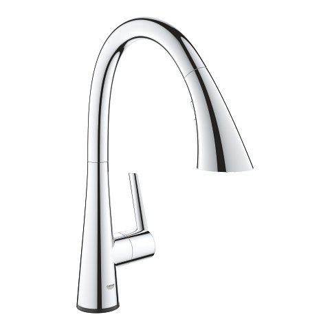 GROHE Zedra Touch Sink C-Spout Triple Spray Kitchen Mixer - 30 219 002