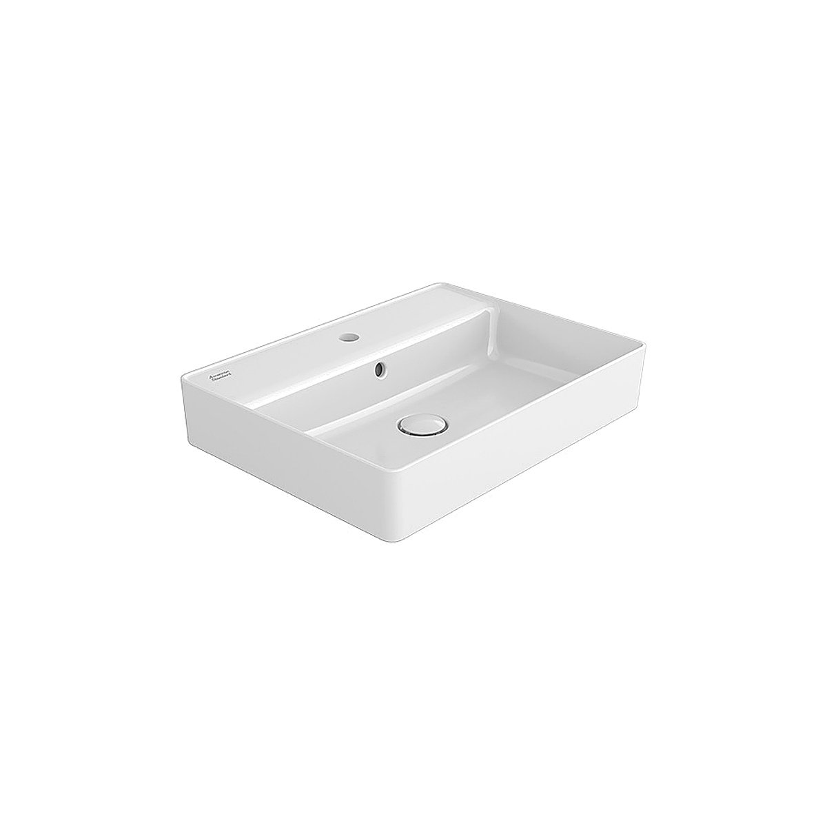 American Standard Acacia Supasleek Vessel Wash Basin with Deck - CCASF420-1010411F0 visual scale V3
