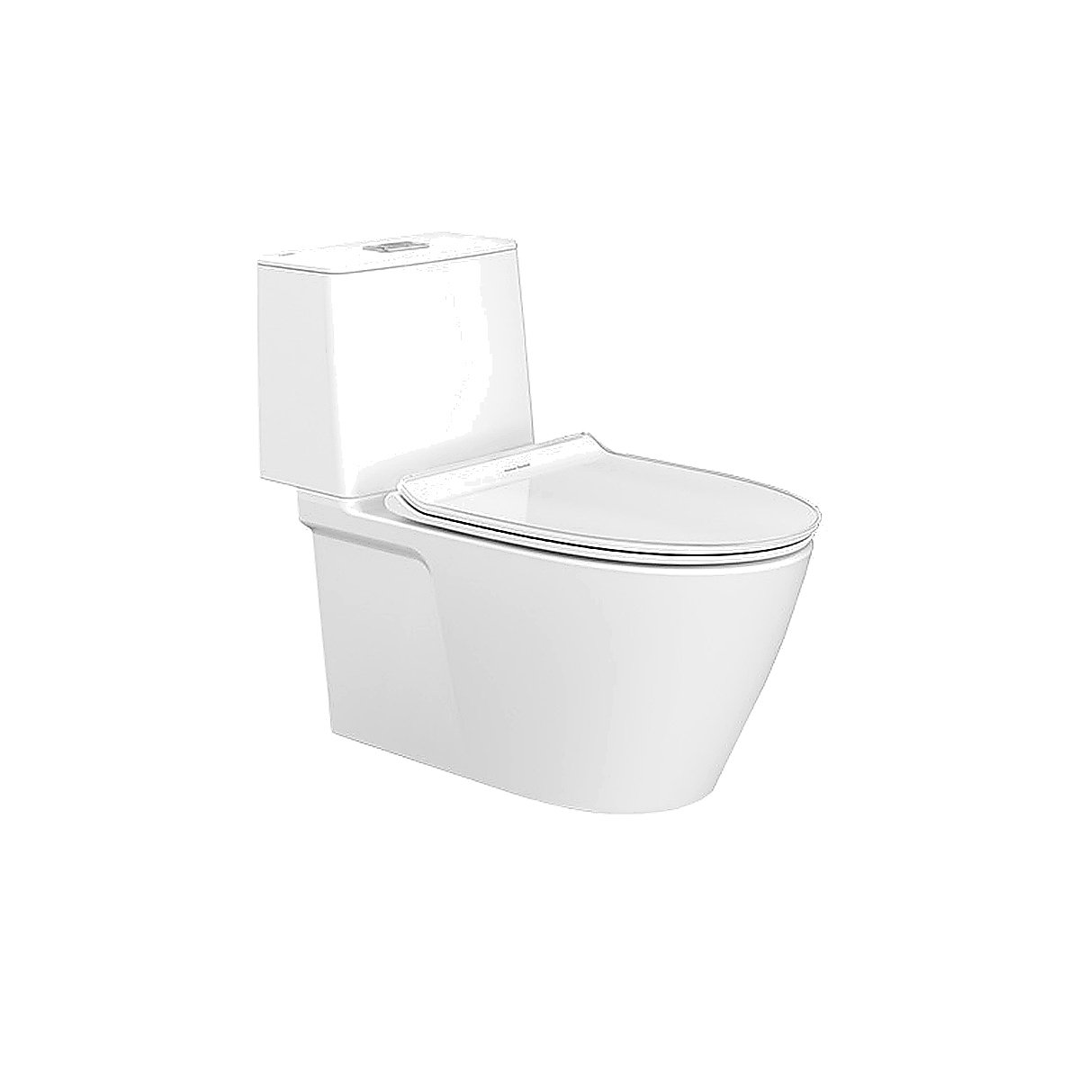 American Standard Acacia Supasleek Close Coupled Toilet - CL23075-6DASGCBT tone V4