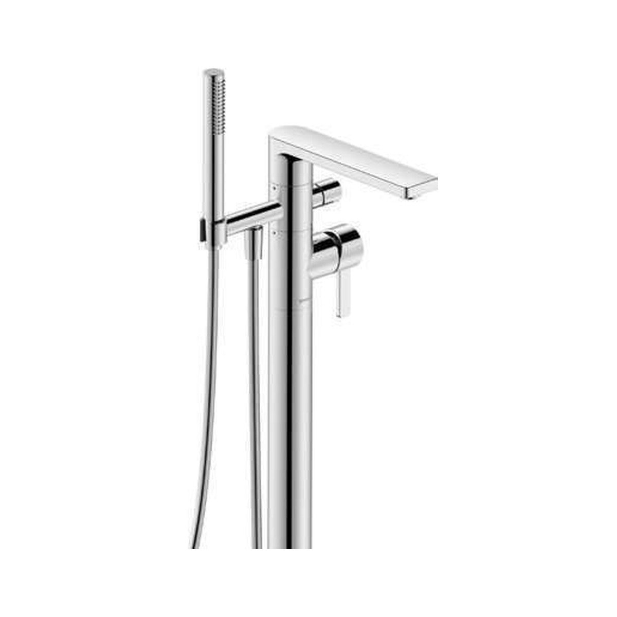DURAVIT Freestanding Bath Mixer complete set DE525 0000 010 + GK590 0007 000