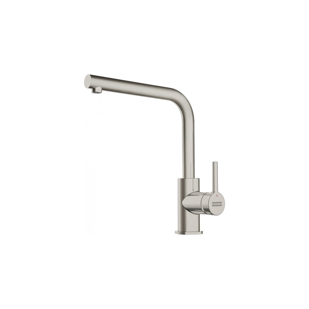 FRANKE Lina L-Shape Single Lever Kitchen Mixer with Swivel Spout - CT9021C (Deco Steel) CT 9020 reference scale
