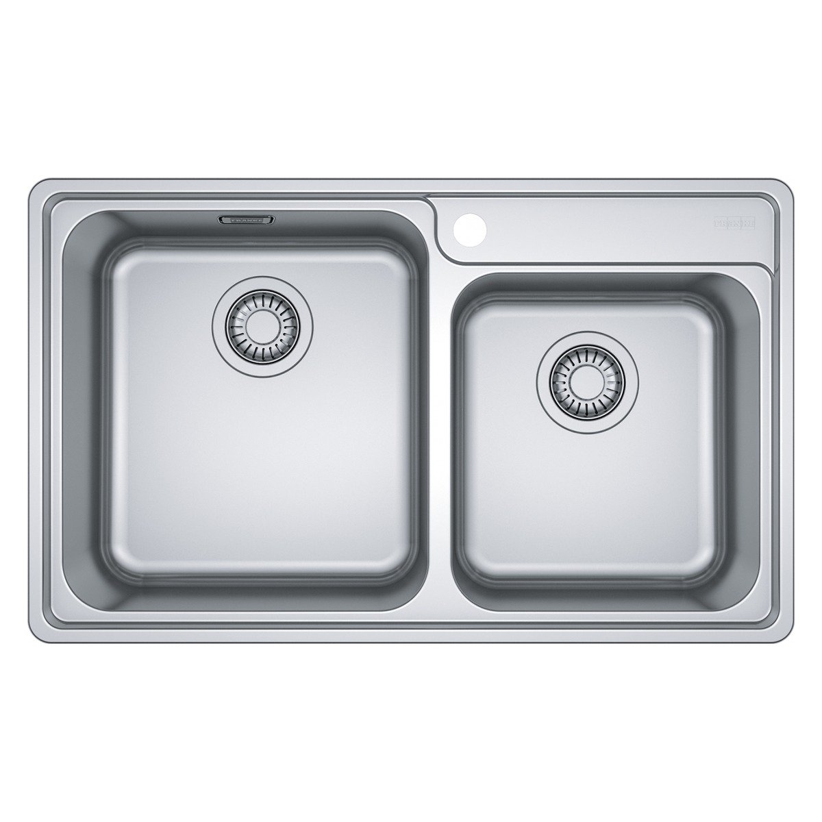 FRANKE BELL BCX 620-38/32 Double Bowl Drop-In Sink