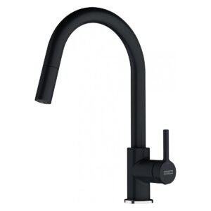 FRANKE Lina Single Lever Kitchen Mixer with Pull-Out Spout - CT 933 - Onyx