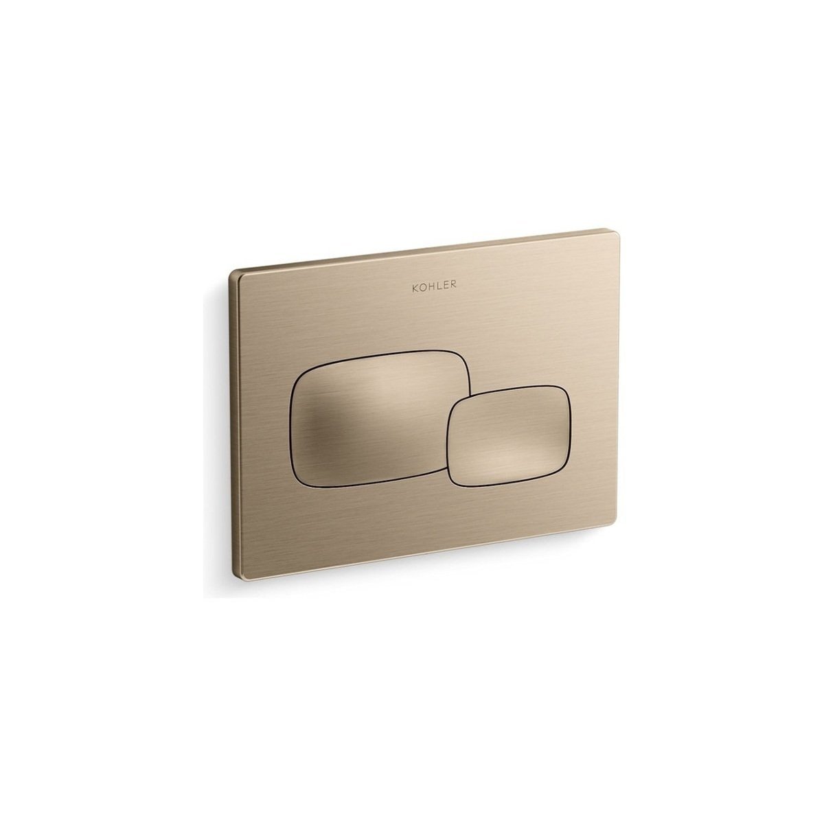KOHLER Pneumatic Face Plate Blackened Bronze K-20341T-PNE-2BL product image
