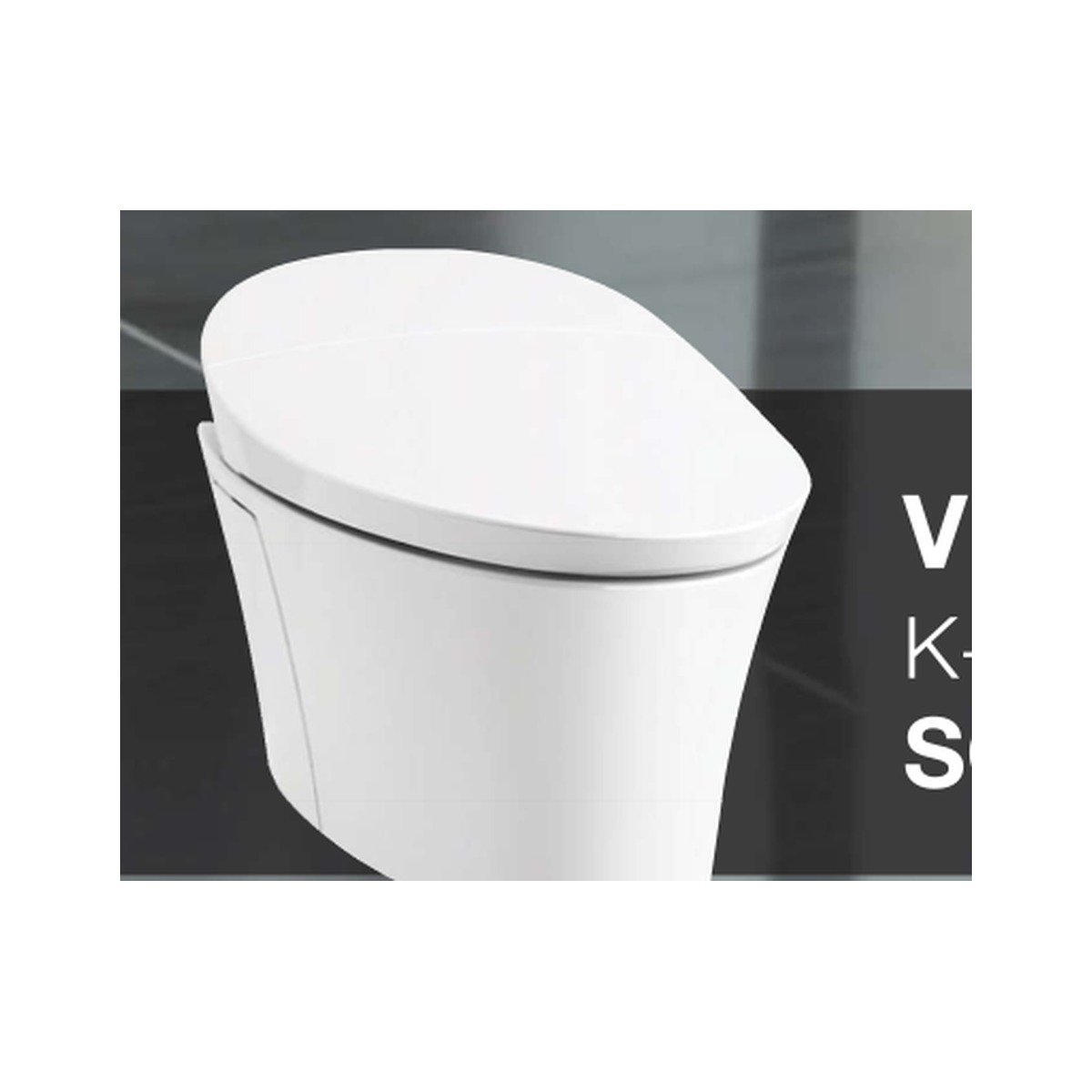 KOHLER VEIL Smart Toilet - K-76395R-NA + K-18647R-NA