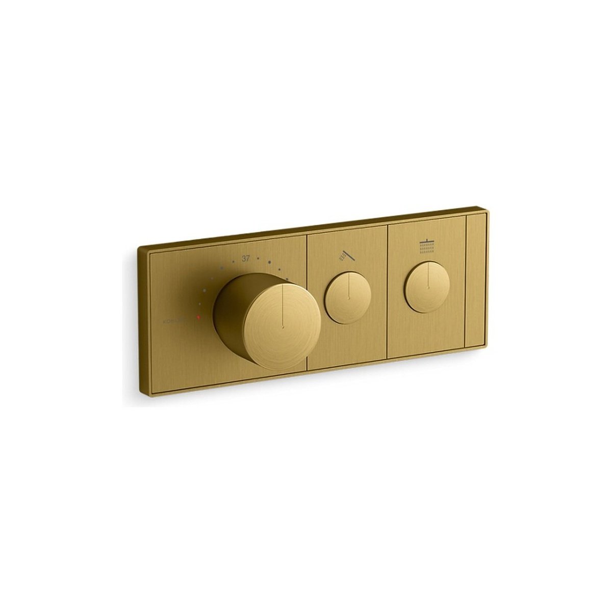 KOHLER ANTHEM Two-Outlet Recessed Mechanical Thermostatic Valve Control - K-26346T-9-CP product image