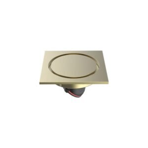 LAVASTONE Duro Round Cover Point Drain - Duro 10095 Duro 10095BG - Brushed Gold complete product image 20260531_143118