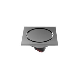 LAVASTONE Duro Round Cover Point Drain - Duro 10095 Duro 10095GM - Gun Metal complete product image 20260531_143118