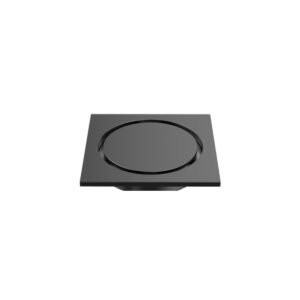LAVASTONE Duro Round Cover Point Drain - Duro 10095 Duro 10095MK - Matte Black complete product image 20260531_143118