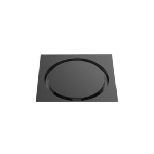 LAVASTONE Duro Round Cover Point Drain - Duro 15095 Duro 15095MK - Matte Black complete product image 20260531_143118
