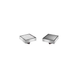 LAVASTONE SS Reversible Tile Insert Point Drain - SS 10036 SS 10036BS - Brushed Stainless Steel complete product image 20260531_143118