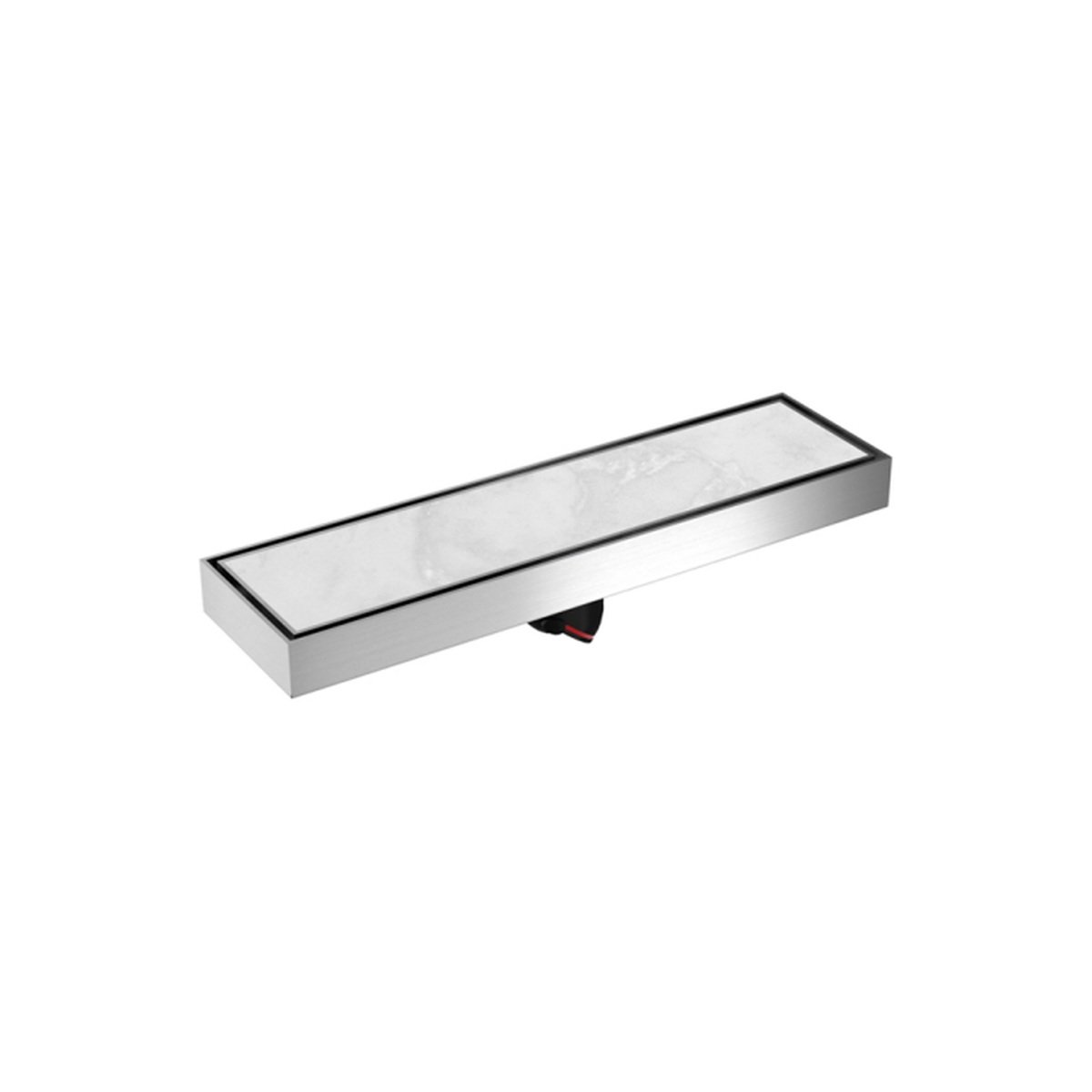 LAVASTONE SS Reversible Tile Insert Linear Drain - SS 30036 complete product image 20260531_135514