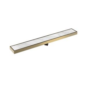 LAVASTONE SS Reversible Tile Insert Linear Drain - SS 60036 BG complete single product image 20260531_150614