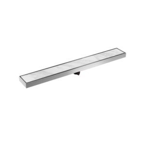 LAVASTONE SS Reversible Tile Insert Linear Drain - SS 60036 MAIN complete single product image 20260531_150614