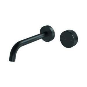 PHOENIX Axia Wall Basin / Bath Curved Outlet Mixer Set 180mm