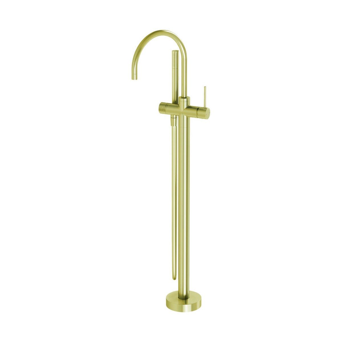 PHOENIX Vivid Slimline Floor Mounted Bath Mixer with Hand Shower