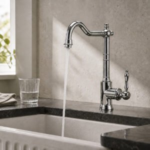 LUME KF 02 kitchen mixer in Chrome Polished finish
