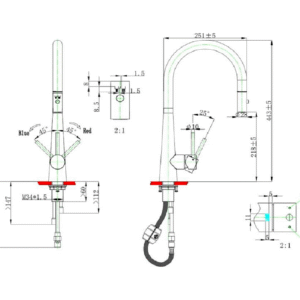 LUME KF 03 technical drawing